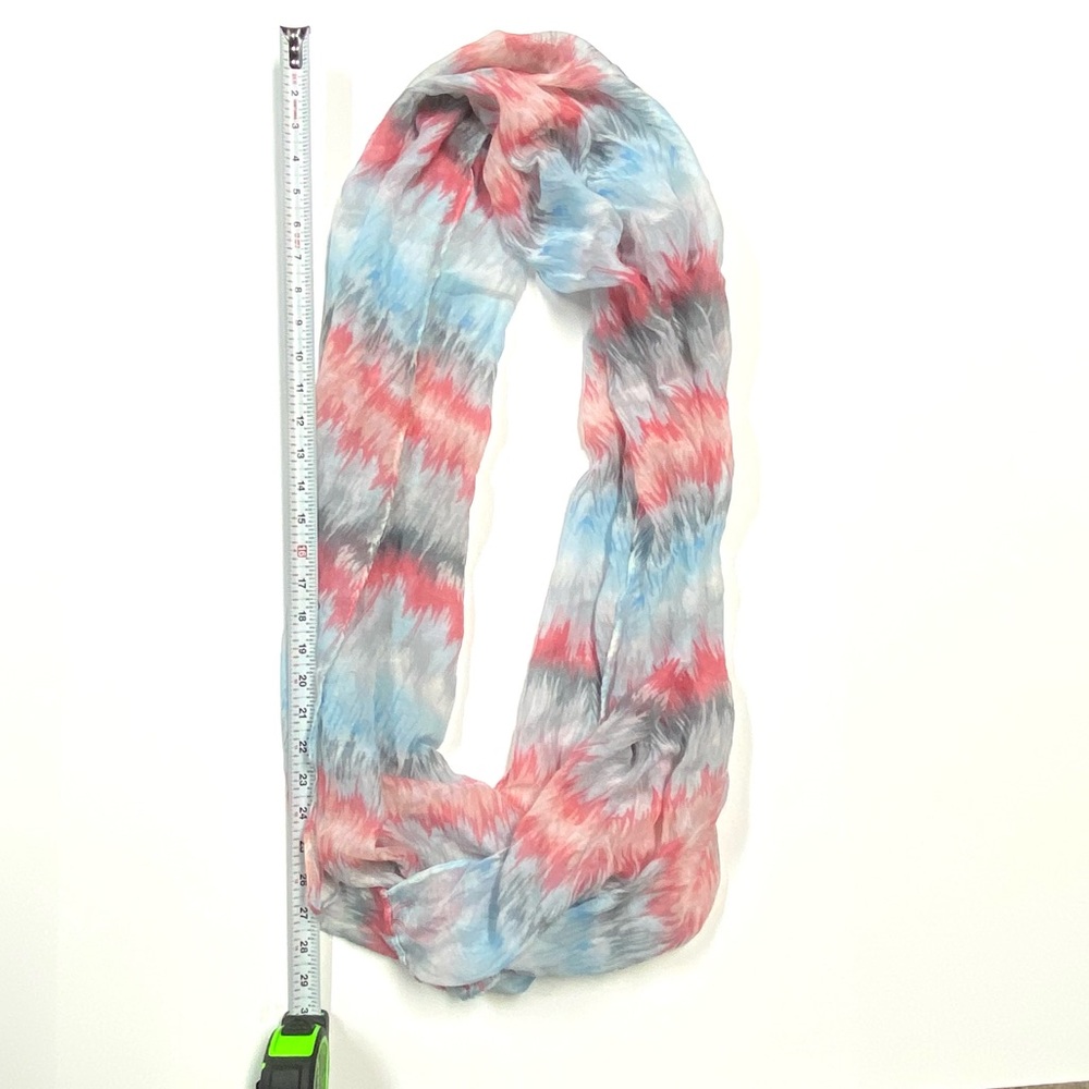 Pastel blues, grays and pinks Infinity Scarf